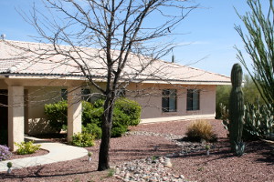 Completed roof in Tucson, Arizona